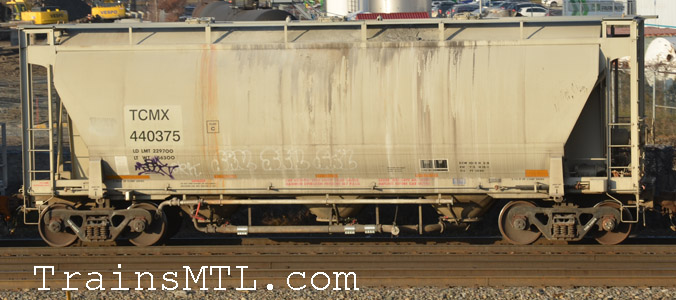 Car/wagon TCMX440375 left side / coté gauche